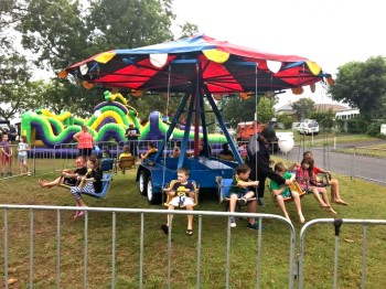 Our Chair O'Plane ride holds up to 16 kids.